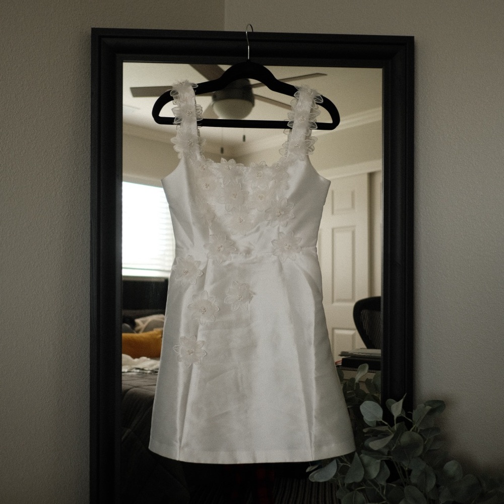 Elliatt Floral Embellished Mini Dress